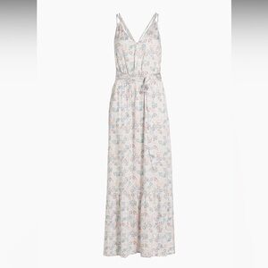 Splendid Gisella Printed Tie-Waist Maxi Dress